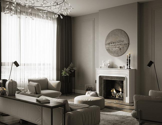 Квартиры с камином