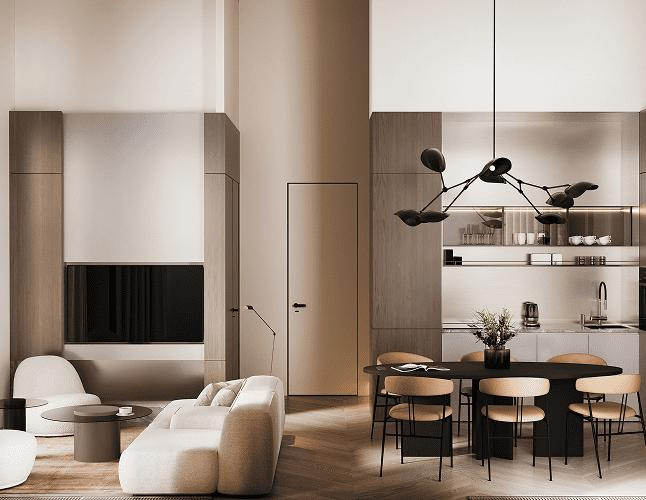 Квартиры с высокими потолками от 5 м