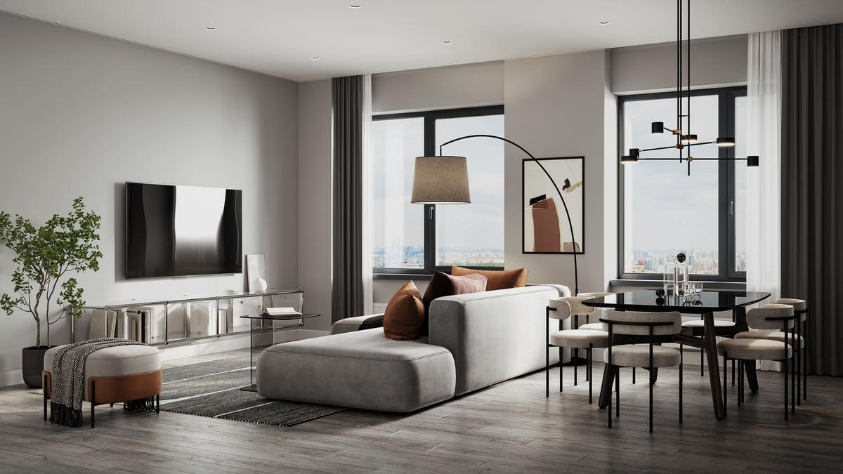 Просторные квартиры от 75 м²