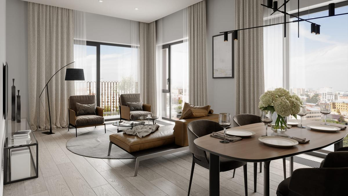 Просторные квартиры от 75 м²